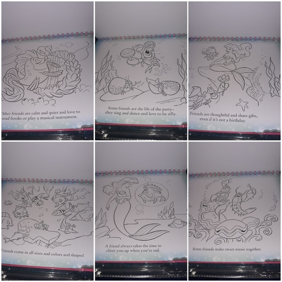 Special Edition The Little Mermaid  Storybook Paint N’play  Vintage 2006 New - Picture 7 of 10